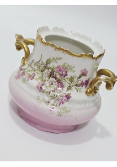 Limoges Minyatür Desen Porselen Şekerlik 12x10x9,5cm