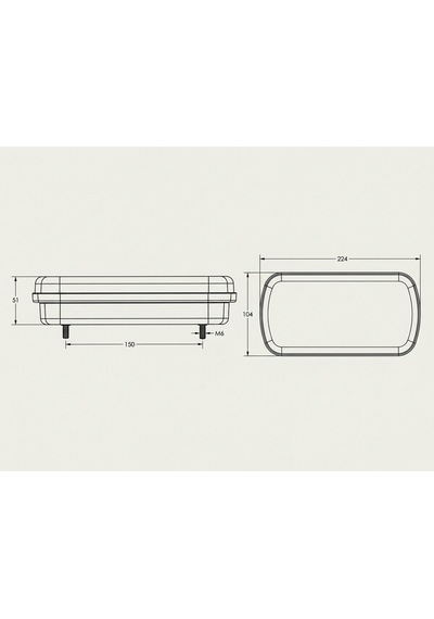 Neon Led Stop Lambası 24v