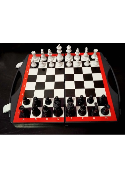 Kutulu Çantalı Satranç Takımı Plastik Chess Oyun Seti