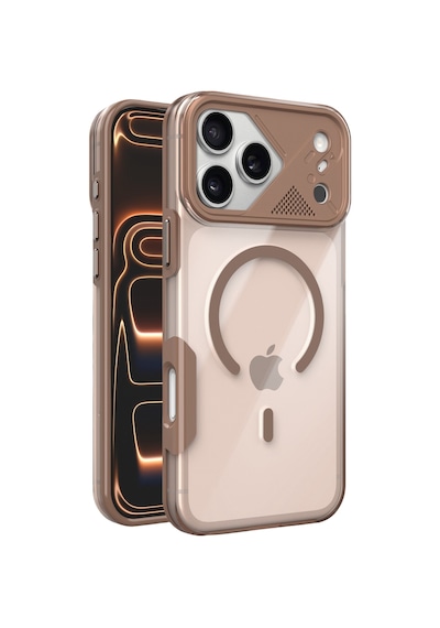Joko Apple iPhone Uyumlu 17 Pro Max Zinko Magsafe Kapak - Çöl Titanyum Kod: 4231