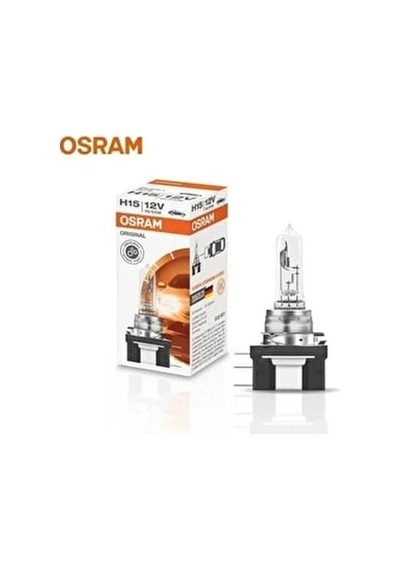 12v Ampul H15 15/55w Çift Flaman Far Ve Sis Ampulü Osram 64176 1 Adet