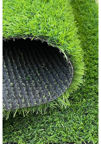 Tr Grass Dekoratif Suni Çim Halı Balkon Bahçe Teras İç Dış Mekan Yeşil Yapay Çim Halı 20 Mm Yeşil 200 X 500 98 x 98
