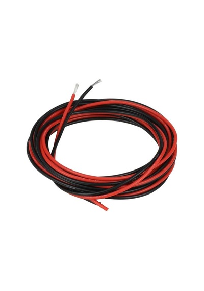 Robotistan 18 Awg 1 Metre Siyah Ve Kırmızı Silikon Kablo