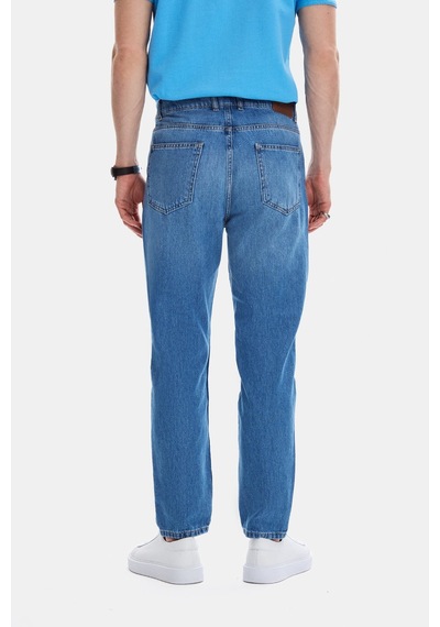 Back And Bond Açık Lacivert Tapered Fit Denim Pantolon Çok Renkli