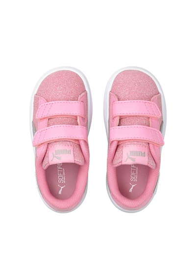 Puma Smash V2 Glıtz Glam Pudra Kız Çocuk Sneaker 000000000101215686 Pembe-grı Pembe - Gri