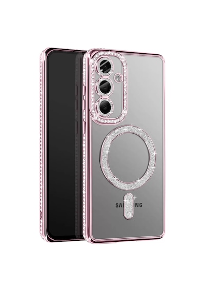 Newface Samsung Galaxy Uyumlu A57 5g Joke Simli Magneticsafe Kılıf - Pembe Diğer