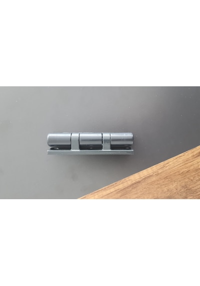 90 Mm Pvc Pimapen Antrasit Gri Quick Çelik Kapı Menteşe 20 Adet