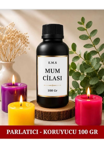 Mum Cilası 100 Gr Mum Koruyucu - Parlatıcı Cila Mum Verniği. Şeffaf