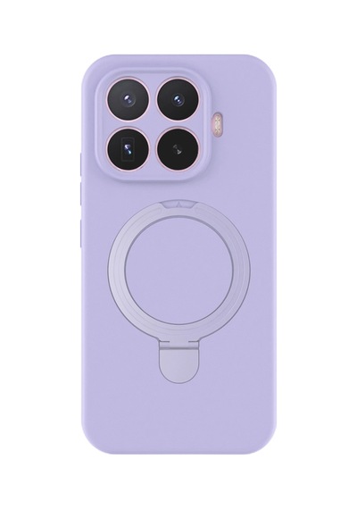 Newface Mi 17t Pro Regal Magsafe Standlı Kapak - Lila Altın Diğer