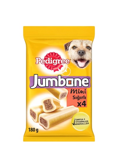 Pedigree Jumbone Sığır Etli Ödül Maması 160 G - 7 Adet Tarı