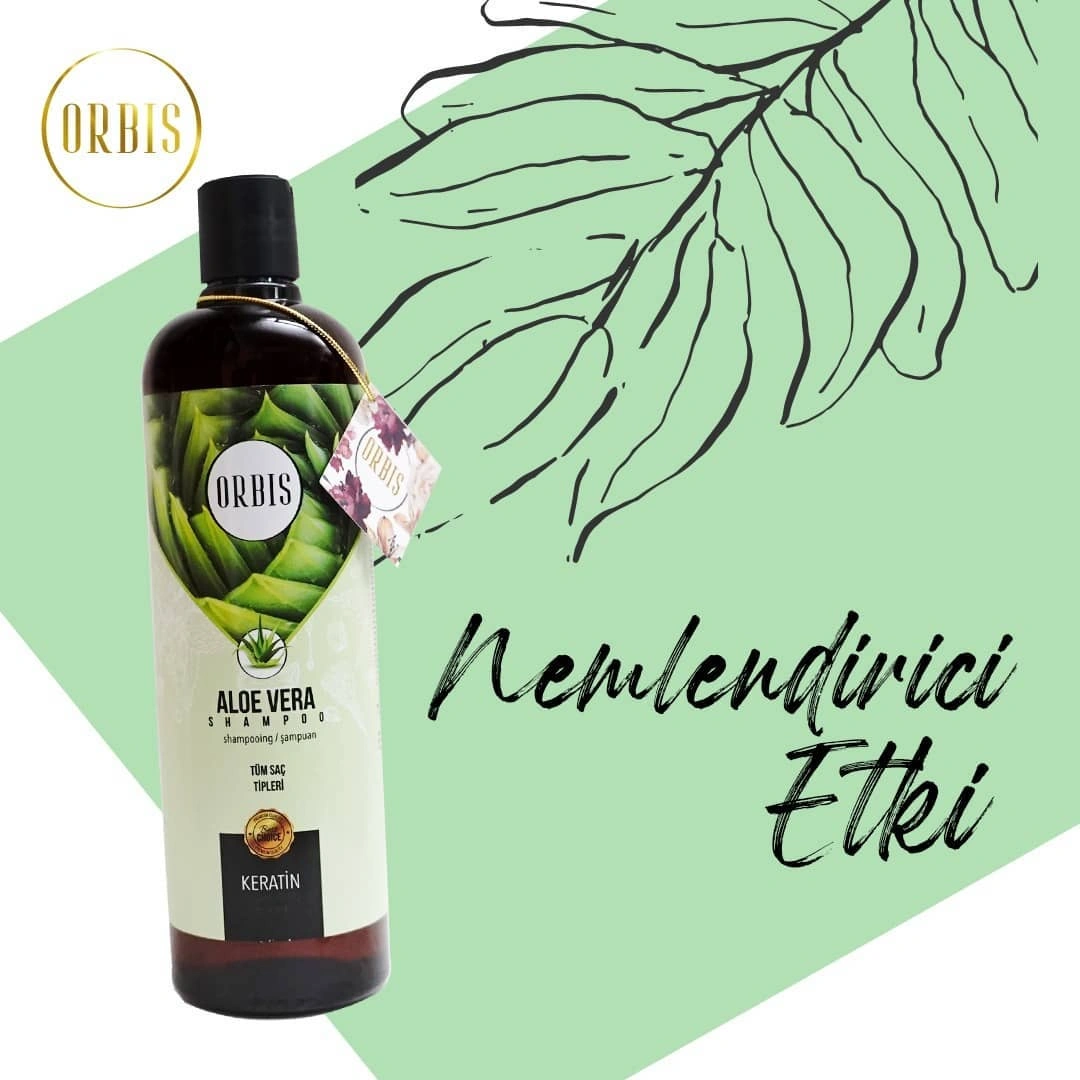 Orbis Aloe Vera Özlü Keratin Katkılı Ve Nemlendirici Etkili Şampuan Kuru - Yıpranmış