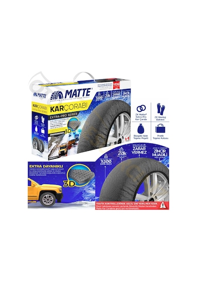 255/50/17 X Large Size 70 Matte Oto Kar Çorabı Gri Extra Pro 2555017