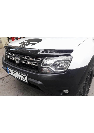 Dacia Duster 2018 Kaput Rüzgarlığı Parlak Siyah Tam Uyumlu N11.5961