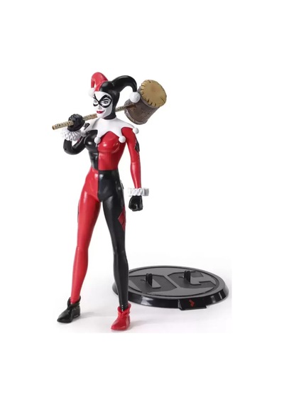 Noble Collection- Bendyfigs Dc Harley Quinn- Jester