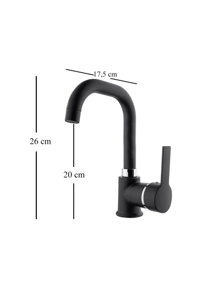 Inventa Star Lavabo Bataryası Siyah