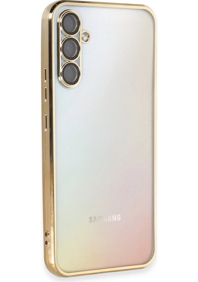 Newface - 213 - Samsung Galaxy Uyumlu A54 5g Kılıf Razer Lensli Silikon - Csmo-tex - - Gold