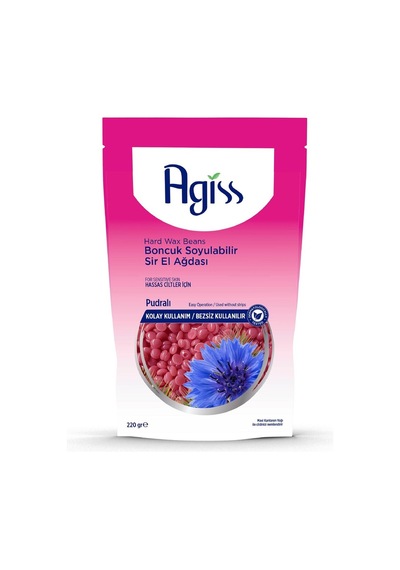 Agiss Boncuk Sir Ağda Hassas Ciltler Pudralı 220g - 4 Adet Tarı