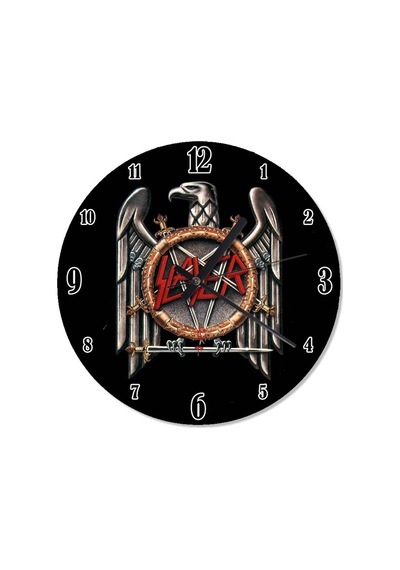 Slayer Metal Müzik Duvar Saati (407732464) Çok Renkli