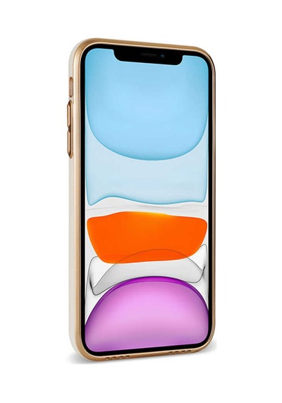 Noktaks - Apple Uyumlu iPhone 11 - Kılıf Koruyucu Bark Kartlıklı Kapak - Beyaz