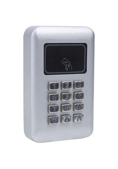 Powermaster Pm-24323 Kapı Metal Şifrematik Okuyucu Su Geçirmez Pin Prox Kartlı Geçiş Kontrol Sistemi