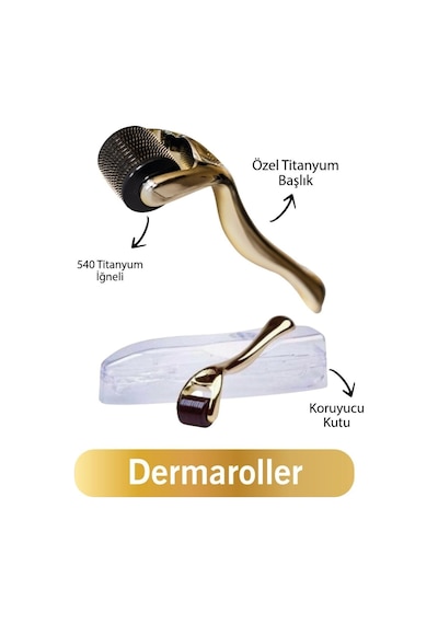 For You Gold Somon Dna Serum 30 ML + Dermaroller Golden Roller