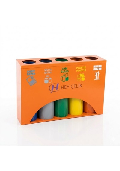 5 Li Sıfır Atık Kutusu Geri Dönüşüm Ünitesi Gd-503 Metal Atık Ayrıştırma Sistemi Hey Çelik
