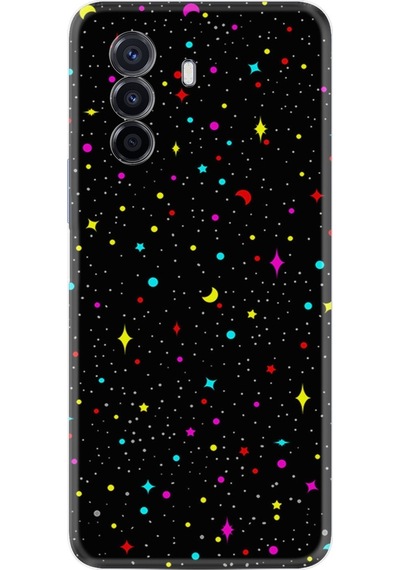 Huawei Nova Y70 Kilif Silikon Desen Puantiye Ve Ay 1726 552975215
