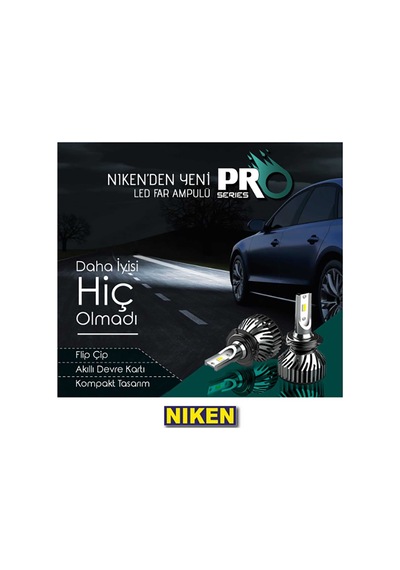 Niken Pro Serisi Led Xenon H1/h3/h4/h7/h8/h9/h11/h27/9005/9006 - H4