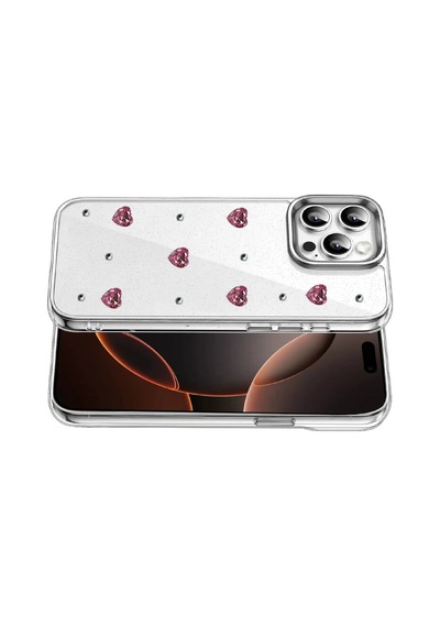 Apple iPhone Uyumlu  16 Pro Max Uyumlu Fiyonk Desenli Kapak - Desen 3