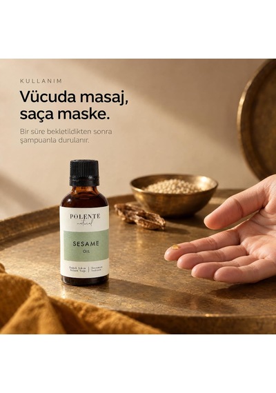Susam Yağı,%100 Saf Ve Doğal, Soğuk Sıkım, 50 Ml Diğer