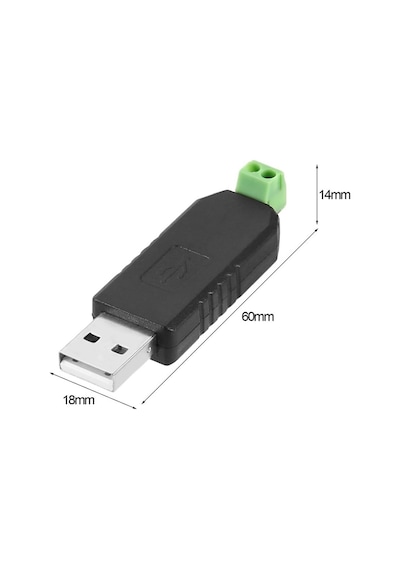 USB to RS485 Modül Kutulu  Com Seri Port Sinyal Çevirici Haberleşme Otomasyon Plc Medikal
