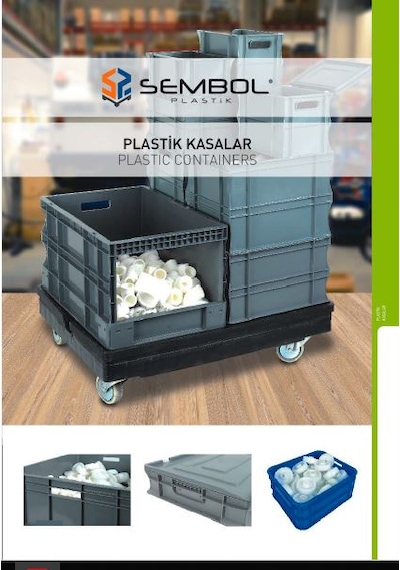 Sembol Plastik Spk 4329 Av Avadanlık Plastik Sanayi Tipi Kasa Gri
