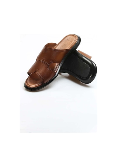 Fast Step Hakiki Deri Erkek Düz Terlik 018mba798x169 001