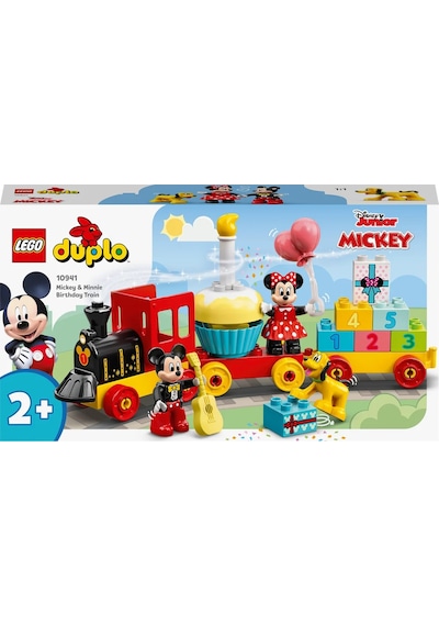 LEGO® DUPLO® Disney™ Mickey ve Minnie Doğum Günü Treni 10941 - 2+ Eğitici Oyuncak Seti (22 Pr)