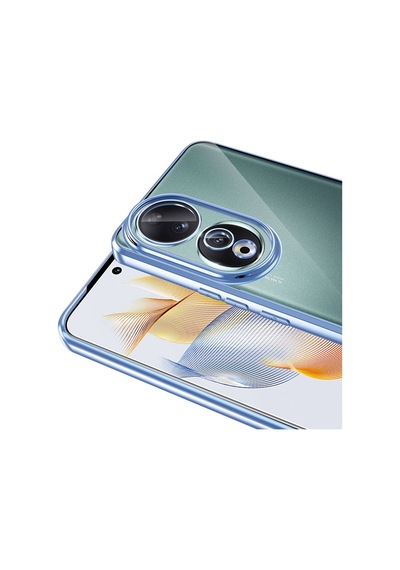 Honor 90 Kılıf Kamera Lens Korumalı Logo Gösteren İnce Hafif Pazarplus Lila