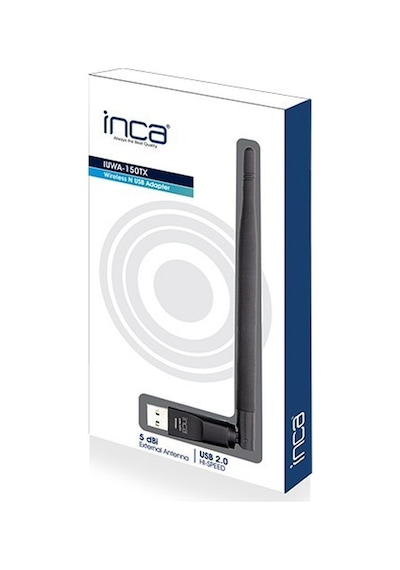 Inca Iuwa-150Tx 150 Mbps Yüksek Hız Tek Anten Kablosuz Adaptör