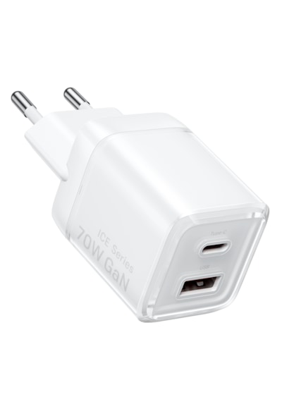 Vention 70w Gan Çift Çıkışlı Usb C + A Şarj Cihazı 70w/22.5w - Fcg