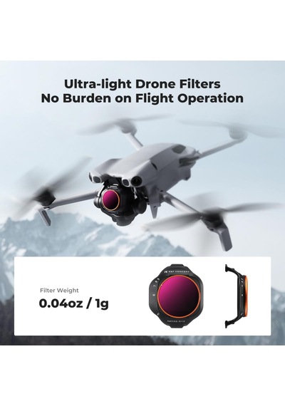 K&f Concept Djı Mini 5 Pro Uyumlu Cpl Vnd Uv 4'lü Filtre Seti