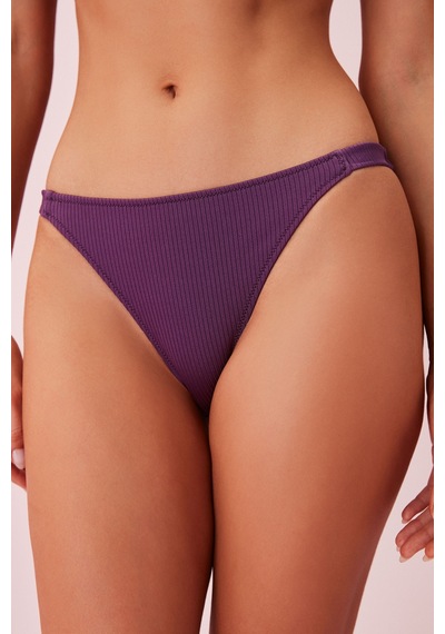 Suwen Yanı Bantlı Dokulu Bikini Alt Sb24495t1325
