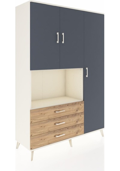 Hyperion Dolap 7 Raflı 3 Çekmeceli 3 Kapaklı 132x44x195 Aytaşı-antrasit/çam Antrasıt/atlas Çam Hyperion Dolap 7 Raflı 3 Çekmeceli 3 Kapaklı 132x44x195 Aytaşı-antrasit/çam Antrasıt/atlas Çam