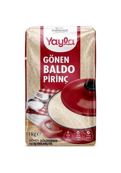 Yayla Bakliyat Gönen Baldo Pirinç 1 Kg X 8 Adet