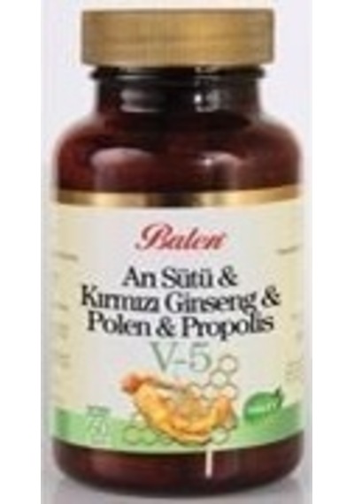 Balen (V5) Arı Sütü& Ginseng& Polen& Propolis Tablet 1015 Mg