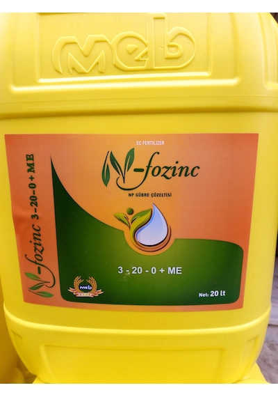 Mebor N-fozinc 20 Litre - 3-20-0+me Fosfor Gübresi 20 L