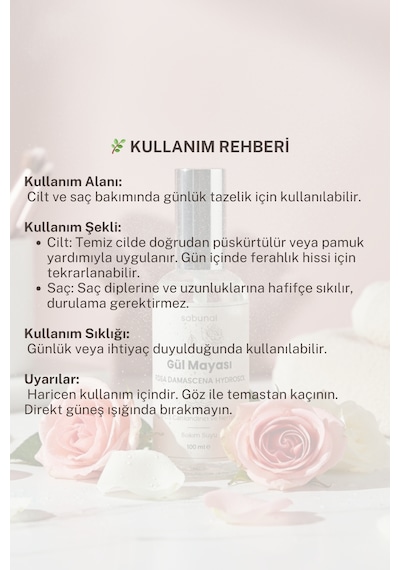 Sabunal Gül Mayası 100 ML