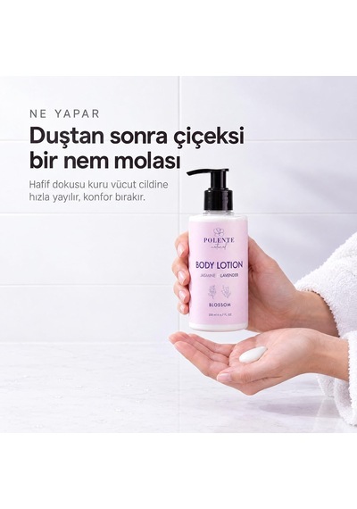 Yasemin & Lavanta Vücut Losyonu, Nemlendirici, 200 Ml