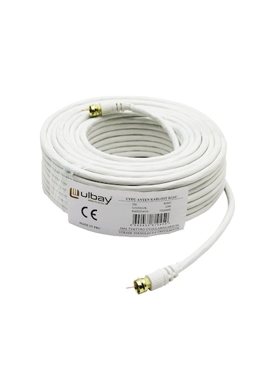 Ulbay Rg6u Uydu Anten Kablosu 25 Mt