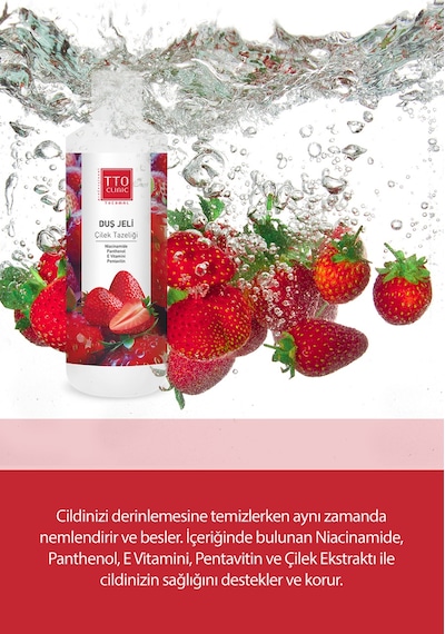Tto Clinic Çilek Tazeliği Duş Jeli 500 ML