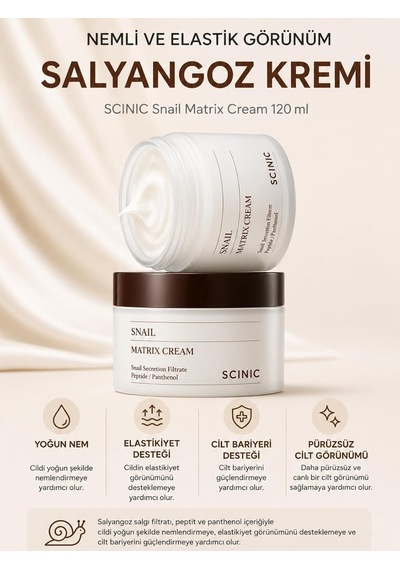 Snail Matrix Cream Salyangoz Özlü Kolajen İçerikli Nemlendirici Krem 79367080