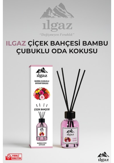 Ilgaz Oda Kokusu Bambu Çubuklu Çiçek Bahçesi 110 ML Ilgaz Oda Kokusu Bambu Çubuklu Çiçek Bahçesi 110 ML