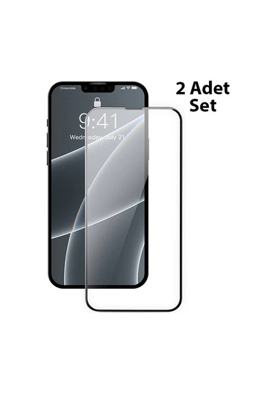 Baseus Apple iPhone Uyumlu 13 Mini 0.23mm Full Kavisli - Ekran Koruyucu Cam 2 Adet- 5775